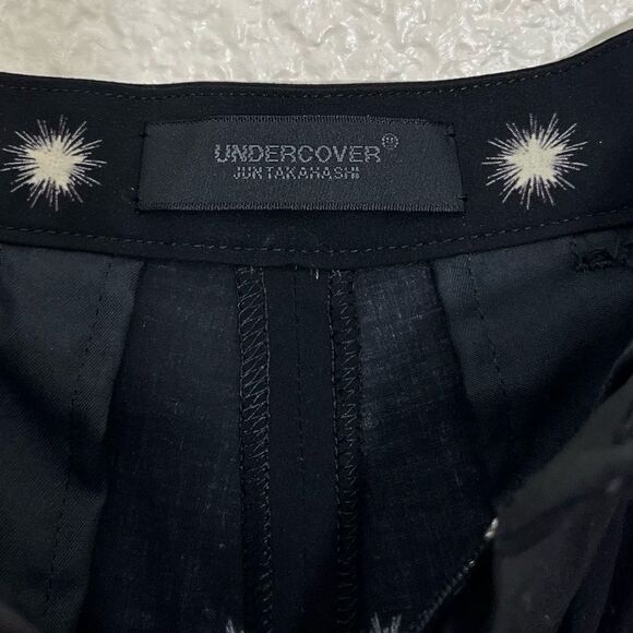 Undercover Jun Takahashi Cat Printed Rayon Shorts Black White New Size 2 - Picture 4 of 15